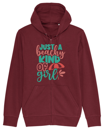 Just a beachy kind of girl Burgundy