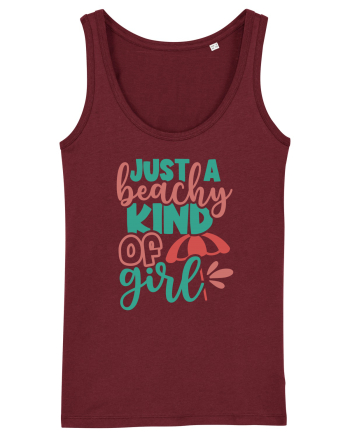 Just a beachy kind of girl Burgundy