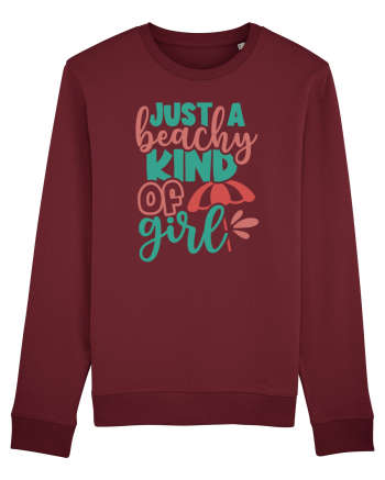 Just a beachy kind of girl Burgundy