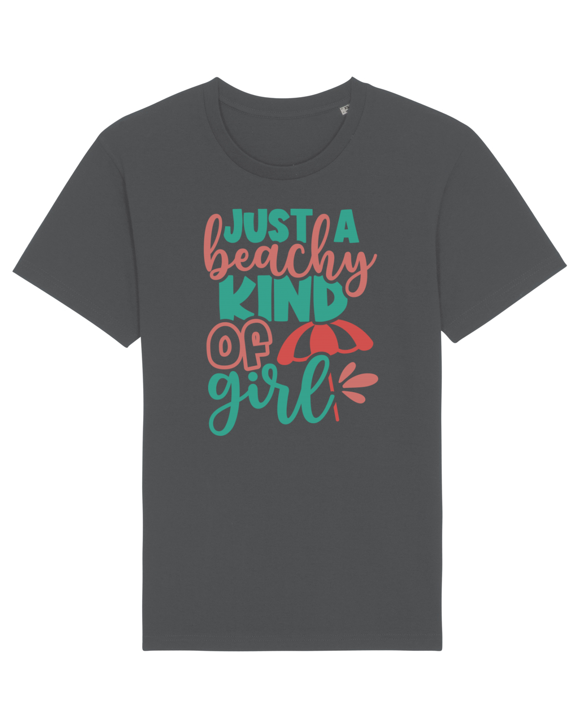 Tricou mânecă scurtă Unisex Rocker Anthracite