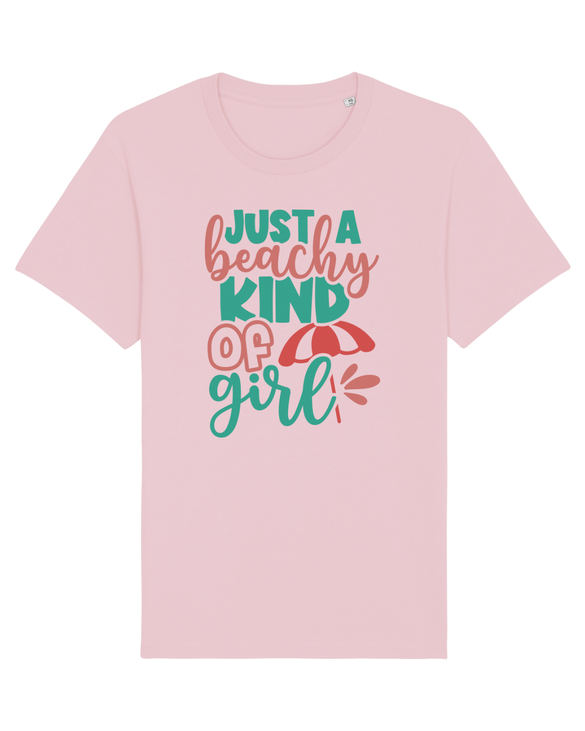 Tricou mânecă scurtă Unisex Rocker Cotton Pink