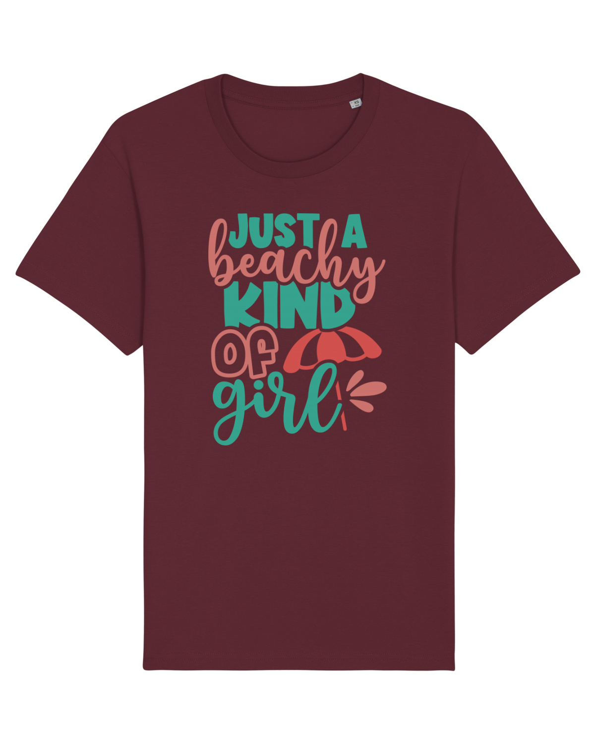 Tricou mânecă scurtă Unisex Rocker Burgundy