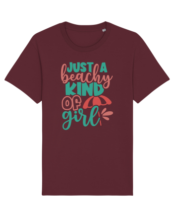 Just a beachy kind of girl Burgundy