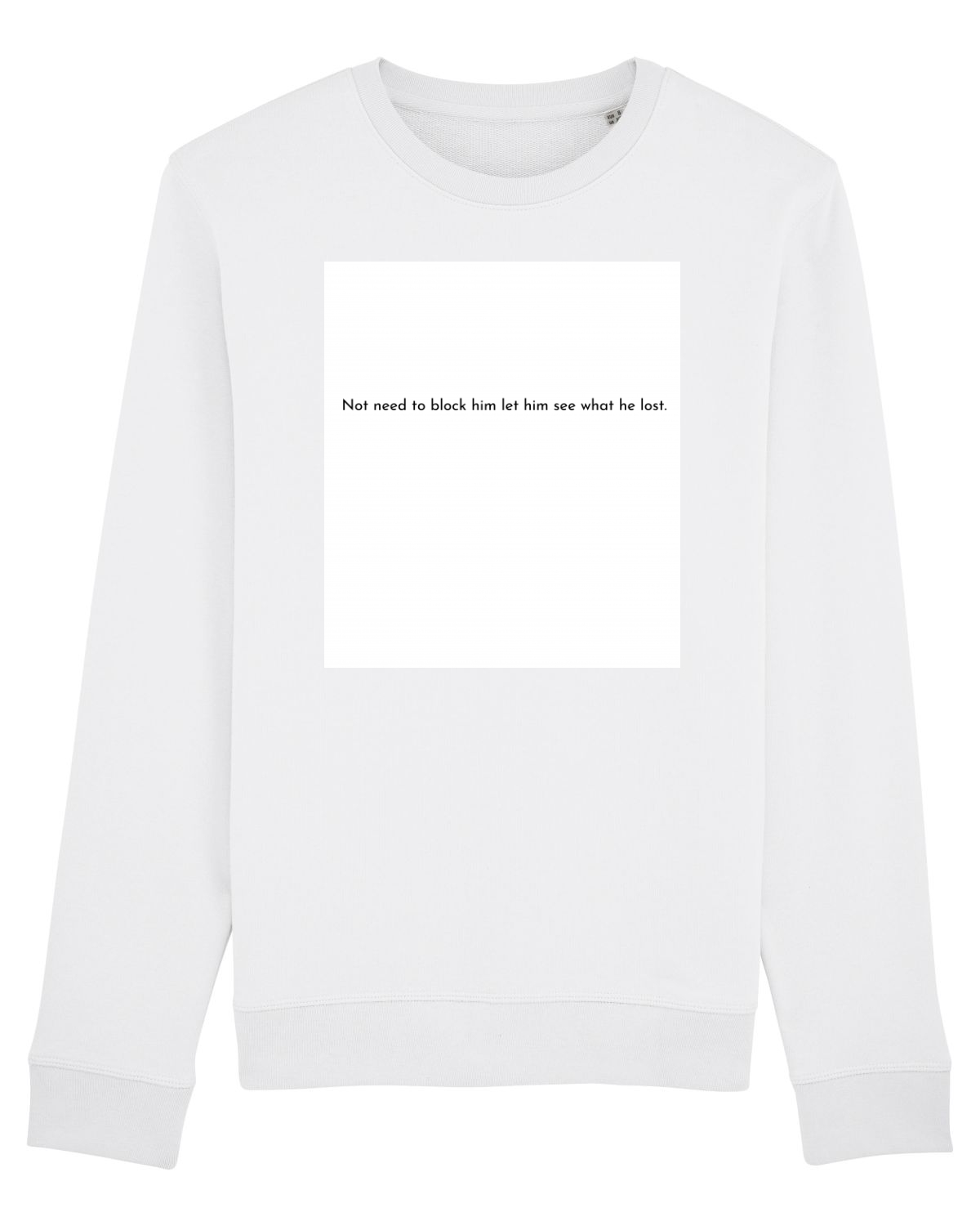 Bluză mânecă lungă Unisex Rise White