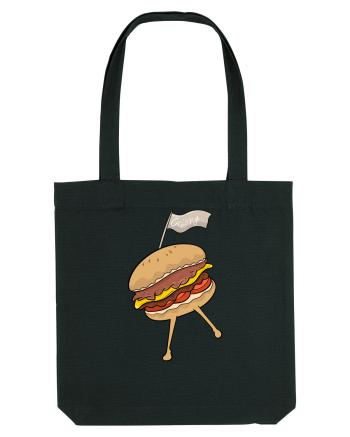 Dancing burger Black