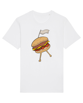 Dancing burger White