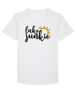 Lake Junkie Tricou mânecă scurtă guler larg Bărbat Skater
