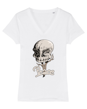 Peace skull head White
