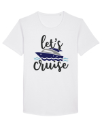 Let's Cruise Tricou mânecă scurtă guler larg Bărbat Skater