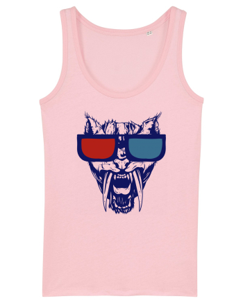 3D Tiger Cotton Pink