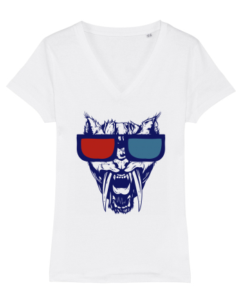 3D Tiger White