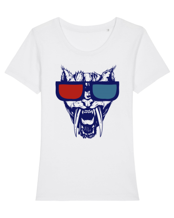 3D Tiger White