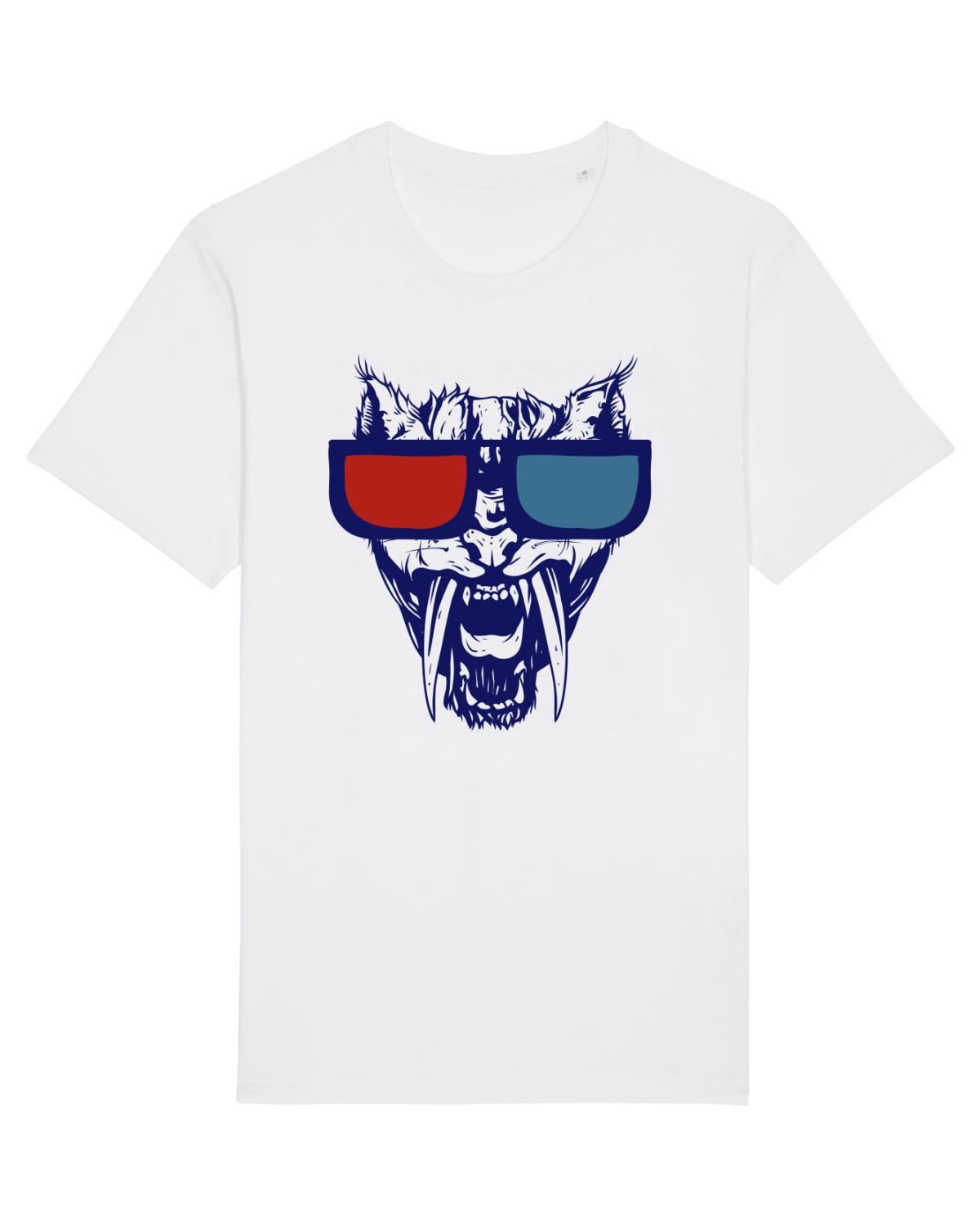 Tricou mânecă scurtă Unisex Rocker White