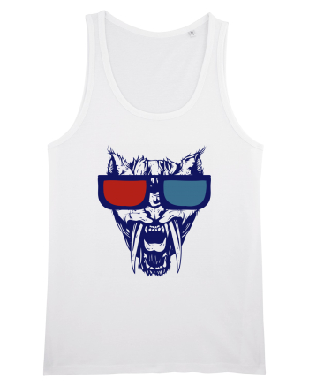 3D Tiger White