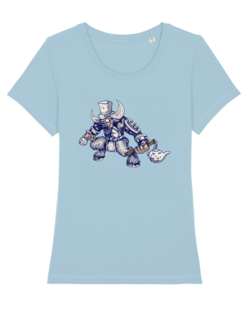 Minotaur Warrior Sky Blue