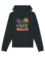 Life is a beach enjoy the waves Hanorac Unisex Drummer