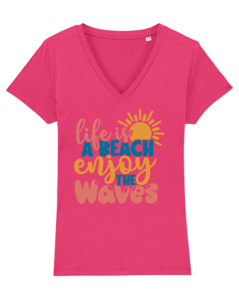 Life is a beach enjoy the waves Raspberry