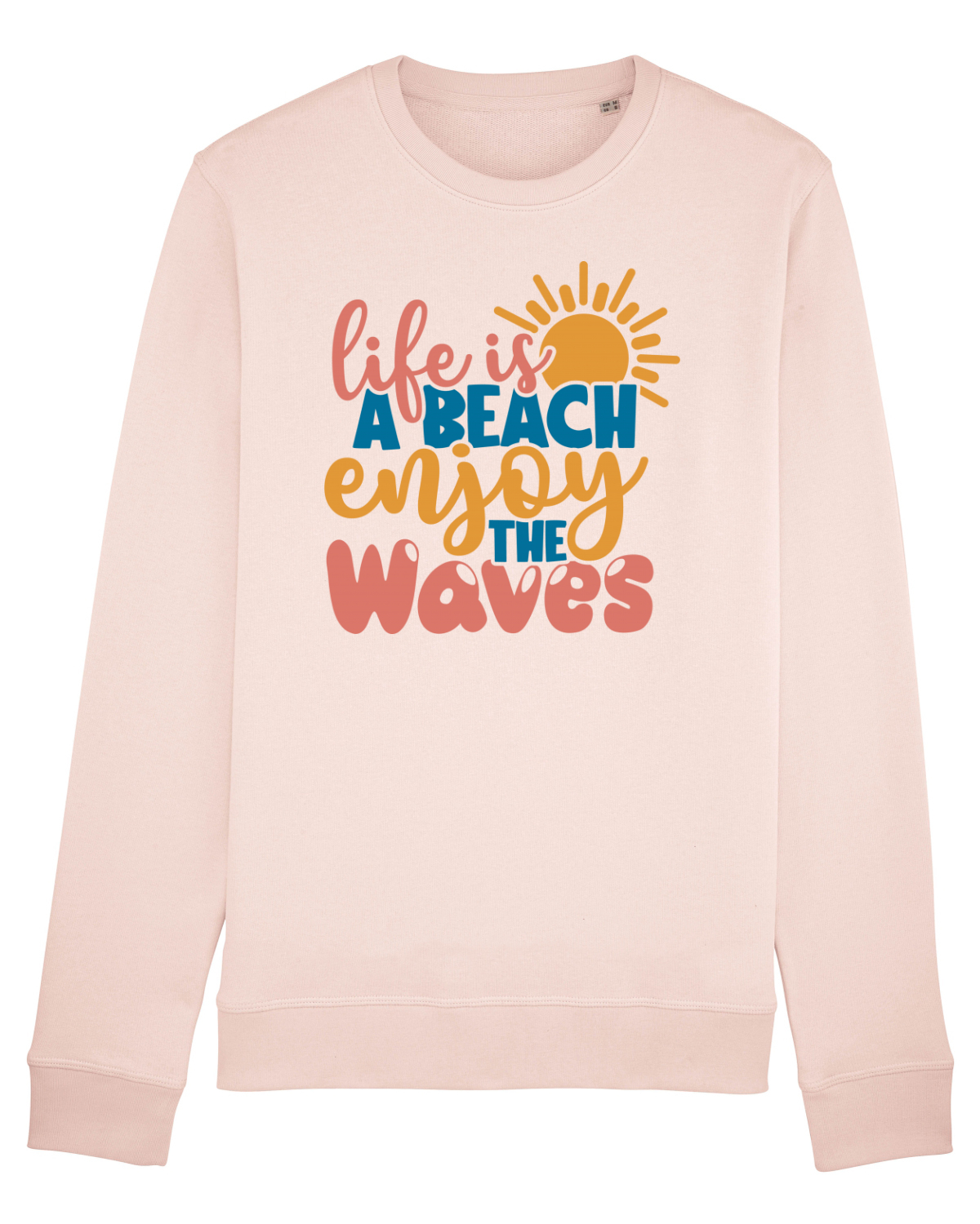 Bluză mânecă lungă Unisex Rise Candy Pink