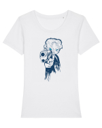 Gun Cat Tricou mânecă scurtă guler larg fitted Damă Expresser
