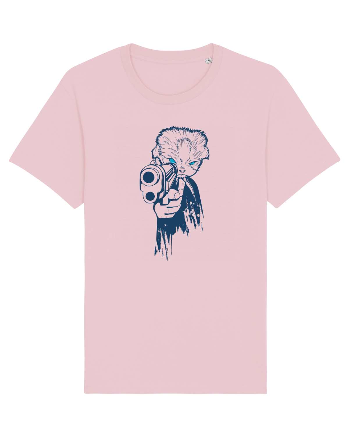 Tricou mânecă scurtă Unisex Rocker Cotton Pink