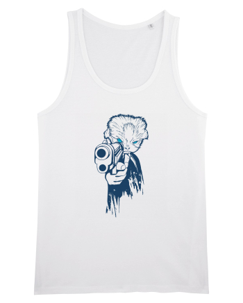 Gun Cat White