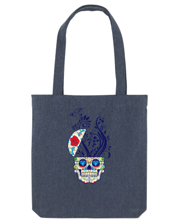 Mexican Skull Midnight Blue