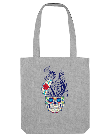 Mexican Skull Heather Grey