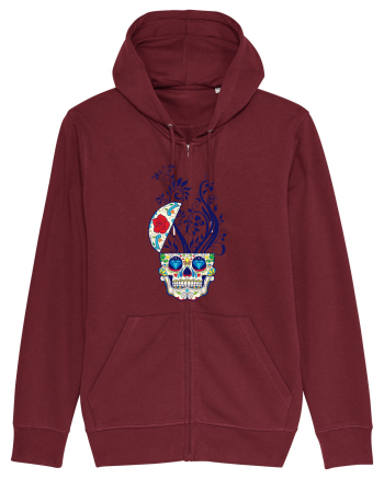 Mexican Skull Burgundy