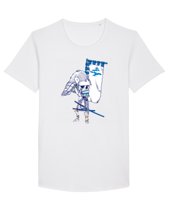 Samurai Skull White
