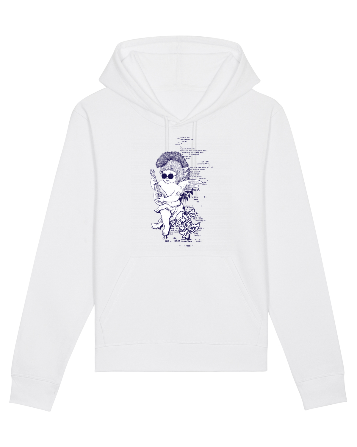 Hanorac Unisex Drummer White