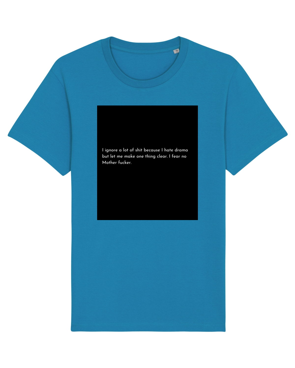 Tricou mânecă scurtă Unisex Rocker Azur