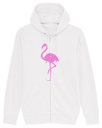 Pink Flamingo White