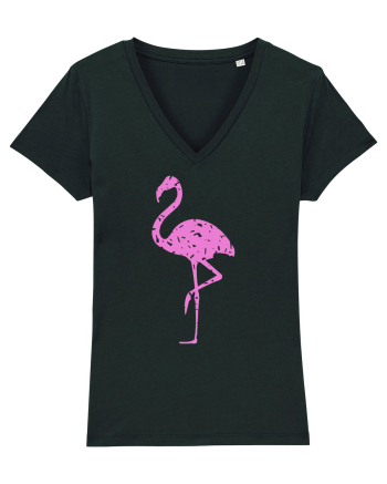 Pink Flamingo Black