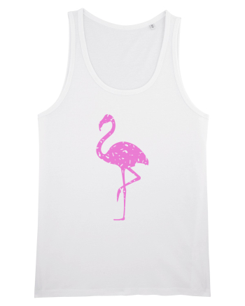 Pink Flamingo White