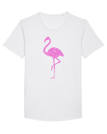 Pink Flamingo White