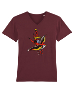 Oldschool Tattoo  Tricou mânecă scurtă guler V Bărbat Presenter