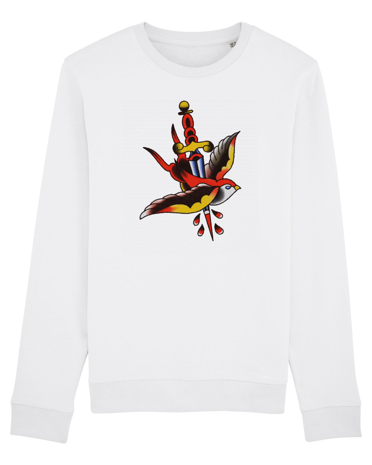 Bluză mânecă lungă Unisex Rise White