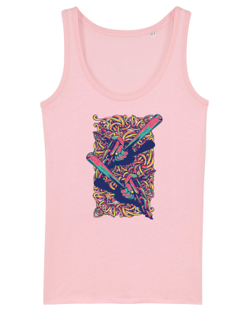 Graffiti Baseball Cotton Pink