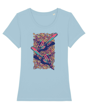 Graffiti Baseball Sky Blue