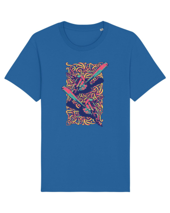 Graffiti Baseball Royal Blue
