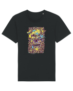 Graffiti Monster Tricou mânecă scurtă Unisex Rocker
