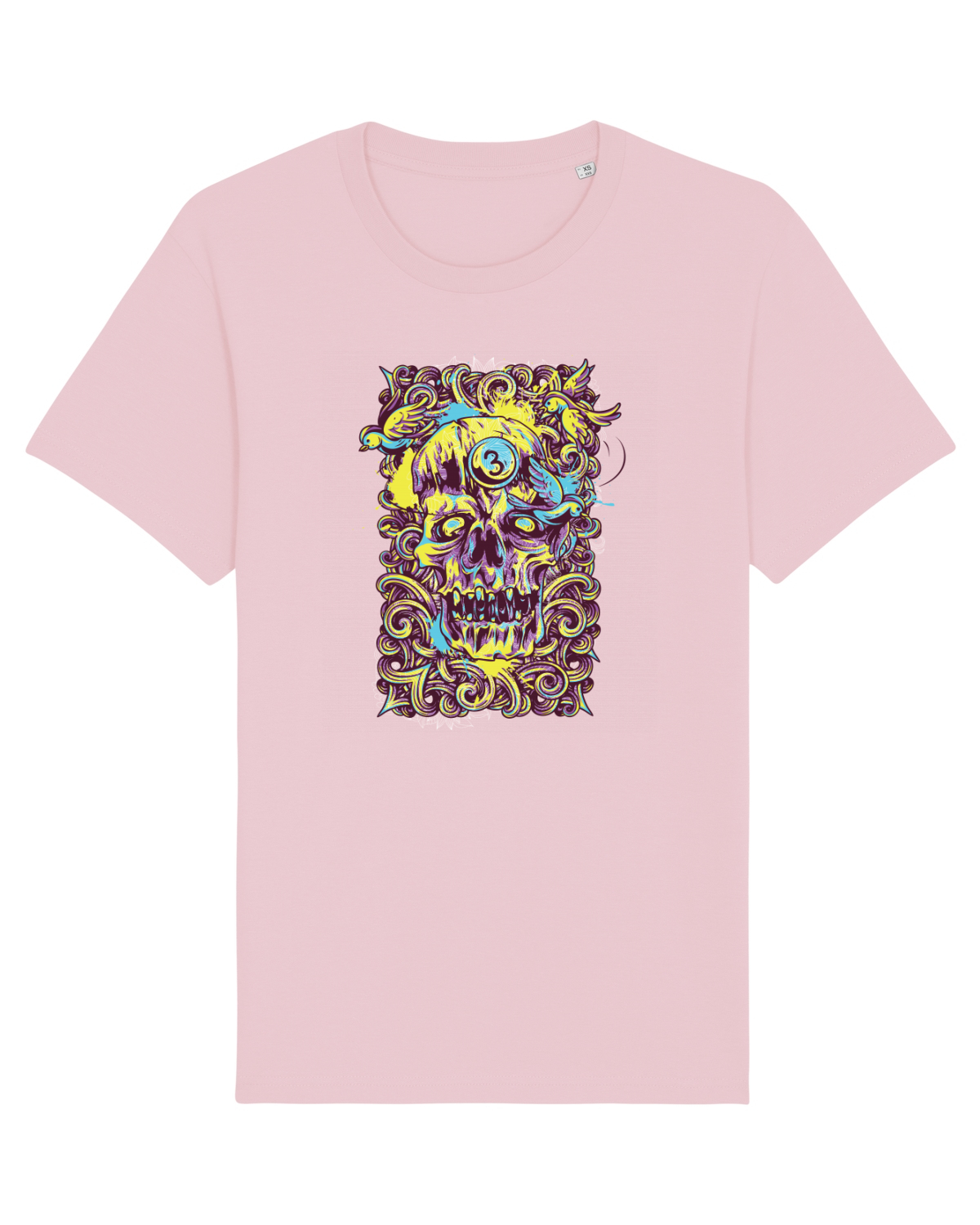 Tricou mânecă scurtă Unisex Rocker Cotton Pink