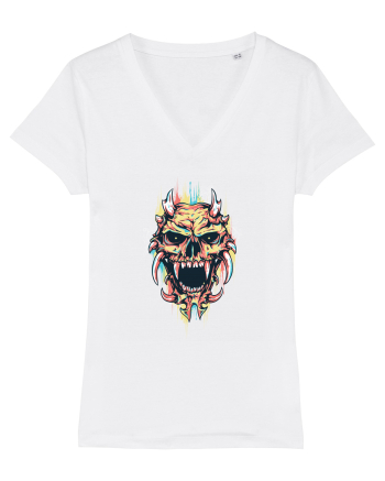 Demon Skull White