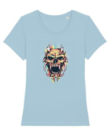 Demon Skull Sky Blue