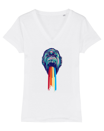 Psychedelic Ape White