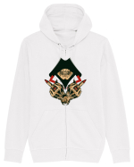 Illuminati Skull Hanorac cu fermoar Unisex Connector