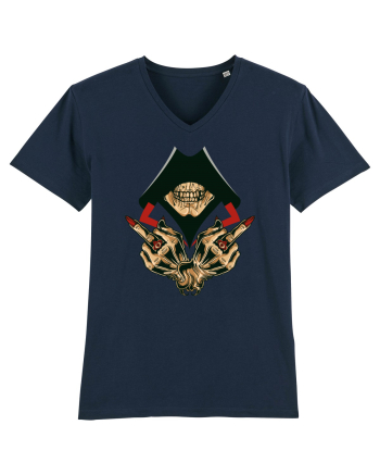 Illuminati Skull French Navy