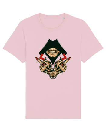 Illuminati Skull Cotton Pink