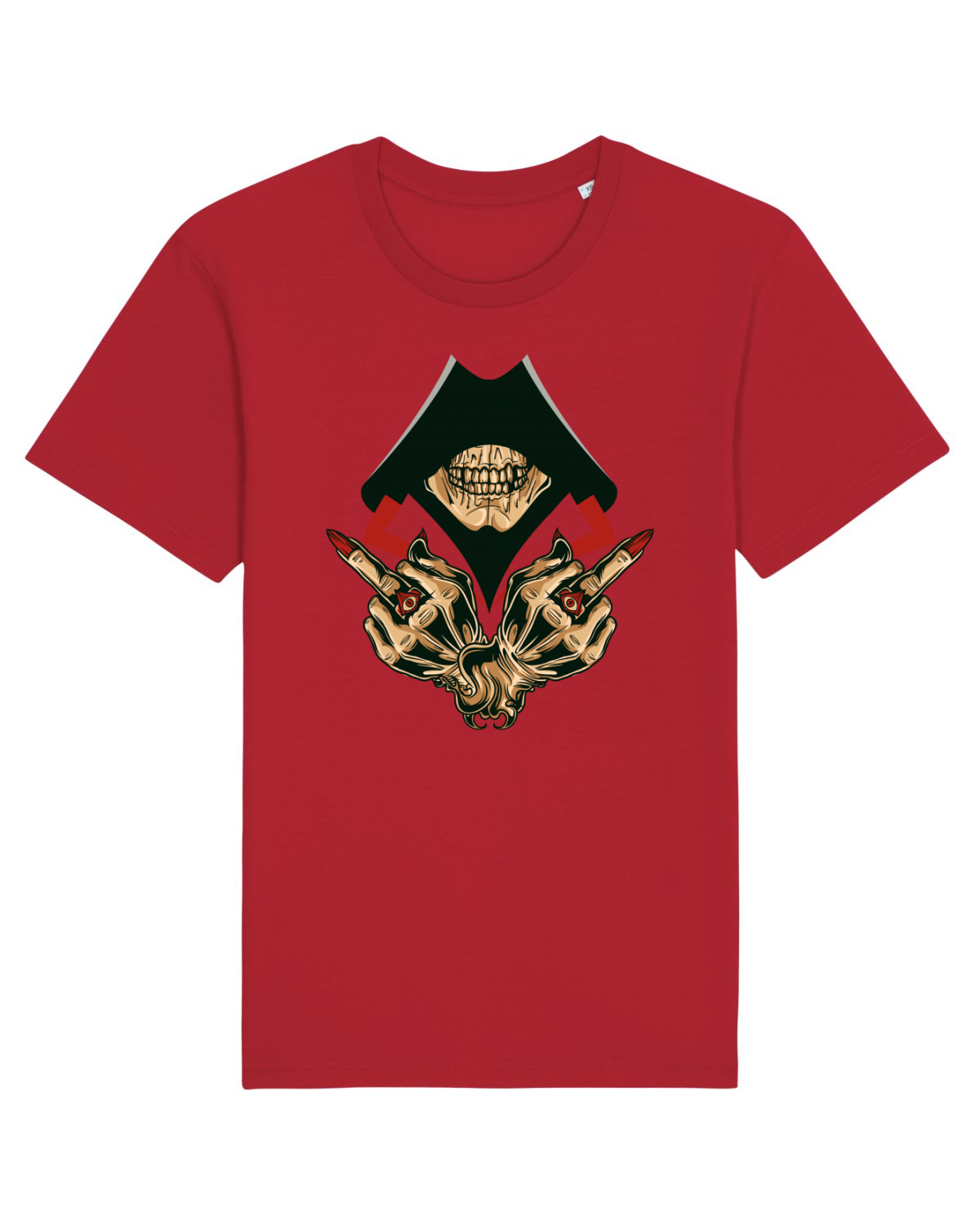 Tricou mânecă scurtă Unisex Rocker Red