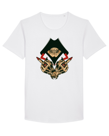 Illuminati Skull White